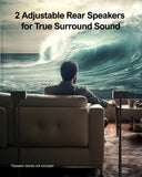 ULTIMEA 5.1 Virtual Surround Soundbar, 3D Surround Sound System, Soundbar for TV with Subwoofer