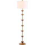 LL4003A Lighting Collection Ln Lea 63.5 Antique Gold Floor Lamp, Metal