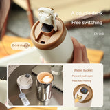 450ML Stainless Steel Thermo Water Bottle LED Temperature Display Coffee Cup