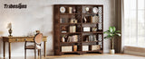 Tribesigns 6-Tier Bookcase, 71 Inches Industrial Bookshelves and Bookcases, Floor Standing 5 Shelf Display Storage Shelves