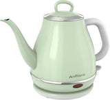 1L Electric Gooseneck Kettle, 1500W Fast Boil, Stainless Steel BPA-Free for Coffee & Tea