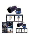 Car Trash Can With Lid Compact Portable Garbage Bin For Car