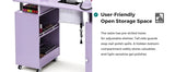 Manicure Table Nail Desk for Nail Tech with Dust Collector & Wrist Rest, Acetone Resistant Beauty Salon