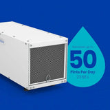 E050 Dehumidifier – Compact, 50 PPD for Crawl Spaces, Attics, Garages