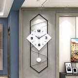 Swing Quartz Silent Modern Large Pendulum Wall Clock, 27.5" - Home Decor