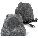 Herdio 8" Outdoor Bluetooth Rock Speakers HD Digital Stereo Effect Tweeter Waterproof Resin