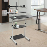 4 Tiers Working Writing Standing Desk Adjustable Computer Desk