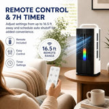 Portable air conditioner, evaporative cooler w/ 1700ml water tank for bedroom