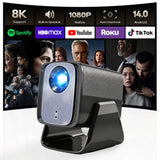 LYNCast Smart Projector with WIFI6 and Bluetooth5.4, 8K Support, X5AS,