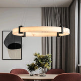 Modern LED Pendant Light, 23.6-Inch Round Hanging Chandelier Lamp
