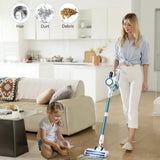 Blossom Cordless Vacuum Cleaner 23Kpa with Rechargeable Battery,40 mins