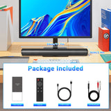 Sound Bar TV Sound System Bluetooth Speaker Wireless Subwoofer Bass Home Theater Rechargeable
