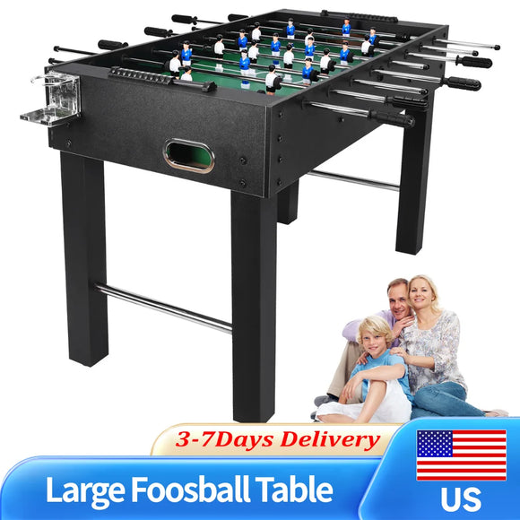 Large Foosball Table Multi Game Mode Soccer Playing Machine for Home ...