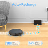 INSE Robot Vacuum Cleaner 3-in-1 Automatic Cleaning for Carpet Pet Hair