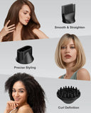 Hair Dryer 1800W with Diffuser for Curly Hair, Plasma Ionic for Frizz Control, Foldable