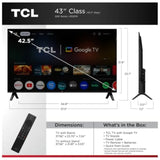 43in 43Q31K Class Q3K Series FHD QLED Smart Google TV Bluetooth Renewed