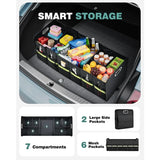Trunk Organizer for Suv Large Truck Organizer Back Seat Storage Premium Collapsible MultiCompartment Car Organizers and Storage