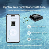 Pool Cleaning Robot, Pool Skimmer with APP Control,for Pools up to 3,875 Sq.fT