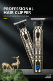 T9 LCD Electric Hairdresser Oil Shaving Head Electric Pusher Carving Electric Pusher Clipper Hair Precision