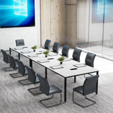 8 FT Conference Table, 95 x 48 Rectangle Office Computer Desk with HeavyDuty