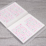 Nail Sticker Storage BookletLarge Capacity Storage Blank Pages Design Sticker Collection