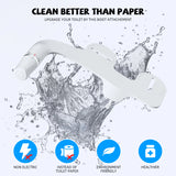 Bidet Attachment for Toilet Seat Dual Nozzle Rear and Feminine Wash Water Pressure Sprayer  Butt