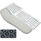 Ergonomic Wireless Split Keyboard with Backlit 100-Key Layout for Carpal
