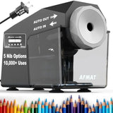 Electric Pencil Sharpener, Fast and Hands-Free, 10K+ Uses, 5 Nibs,