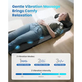 Full Body Massage Mat with Heat Shiatsu Back Massager for Pain Relief