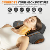 3in1 Rechargeable Neck Massager Pillow for Daily Use at Home or Office