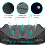 Shiatsu Neck and Shoulder Massager Heated Back Massager For Waist Leg