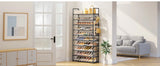 Shoe Rack for Closet - 10-Tier Shoe Organizer with Hook Rack for Entryway