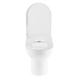 Non-Electric Bidet Toilet Seat 3-Hole Bidet Seat Fits Elongated Toilets White Dual Nozzle System