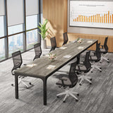 6.5ft Conference Room Table, 78.74" W x 27.56" D Large Office Meeting Table