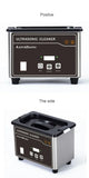 US 110V Portable Ultrasonic Cleaner, Stainless Steel Sonic Cleaning Machine for Jewelry, Eyeglasses, Dentures,