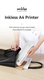 PeriPage P40 Portable Thermal Printer Wireless Inkless Mobile Printer For Travel Office School Home
