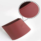 Waterproof Mini Auto Sturdy Trash Can Car Mounted Garbage Bin Without Lid High Quality Leather Material Auto Interior Trash Bin