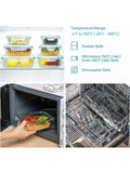 8-Pack Glass Food Storage Containers – Airtight, Oven & Microwave Safe, BPA-Free