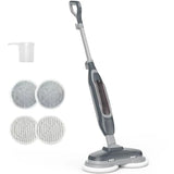 All-in-One Scrubbing Steam Mops for Floor Cleaning with Rotating Pads