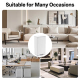 mVm Stainless Steel Trash Can 20L/30L, Step Pedal Garbage Bin with Lid, Fingerprint-Resistant, Soft Close