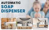 Automatic Soap Dispenser Stainless Steel Touchless3-Level Infrared Sensor for Bathroom,Kitchen,Hotel,Hand