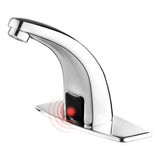 Touchless Bathroom Sink Faucet with Automatic Motion Sensor for 1 Hole Chrome
