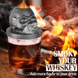 Cocktail Smoker Kit with Torch, Whiskey Infuser Set for Bourbon Drinks