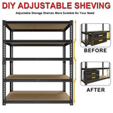 3050 LB Sturdy Metal Storage Racks - Extra Wide 40" Robust Garage Shelving System with Adjustable Height,