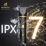 Electric Razor for Men IPX7 Waterproof Versatile Shaver for Temple Groin Nose Ear Hairs Beard Body Hair Trimmer for Men Painles