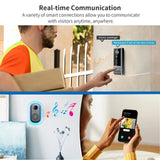 Smart Video Doorbell: PIR Motion Sensor, Two-Way Intercom, Night Vision, Wireless
