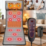 Electric Massage Mat Multifunctional Full Body Massager W/ Heating Kneading