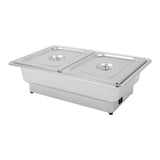 13.5L/14.26Qt Electric Chafing Dish Buffet Set, Stainless Steel Buffet Server, Food Warmer