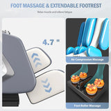 Massage Chair Full Body with Air Pressure, 10 Fixed Massage Rollers, Heating