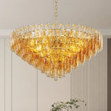 14-Light Gold Modern Round Chandelier for Living Room, 37" Extra Large Chandelier